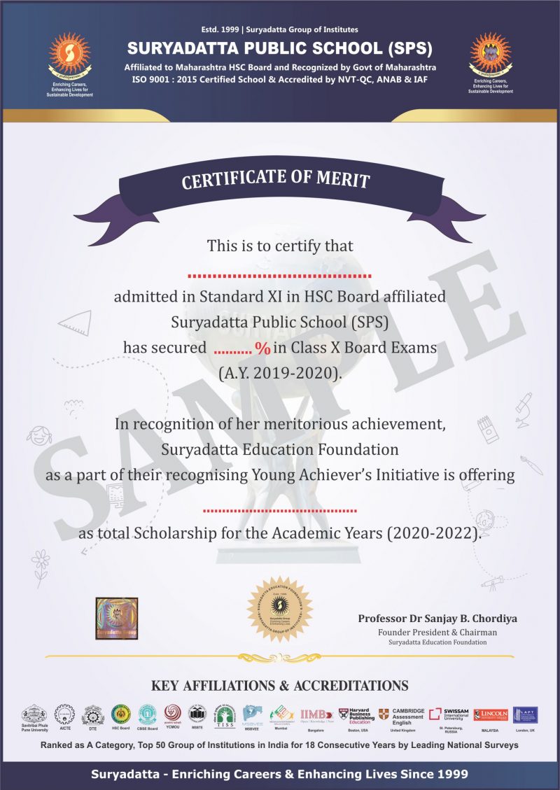 Certificate of Merit